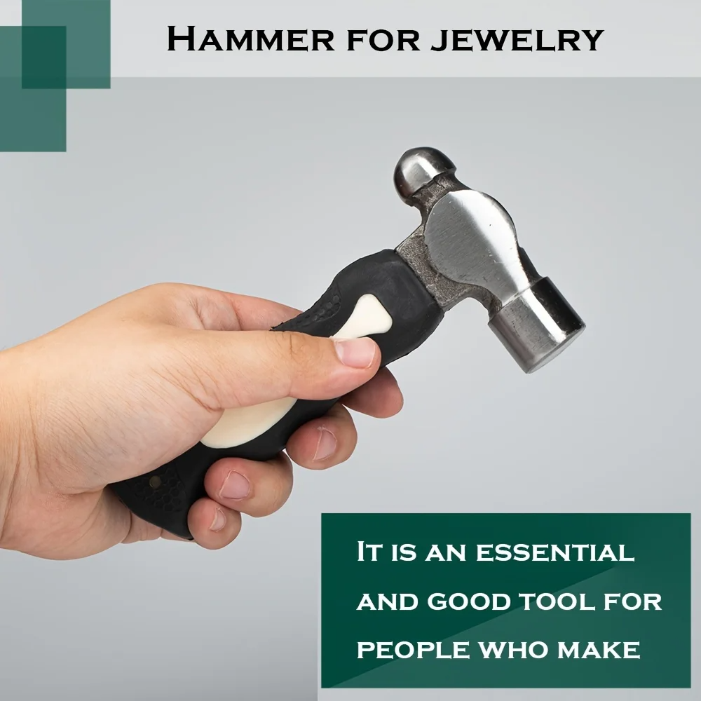 Black Steel Metal Stamping Ham - Leatherwork Hammer review and price