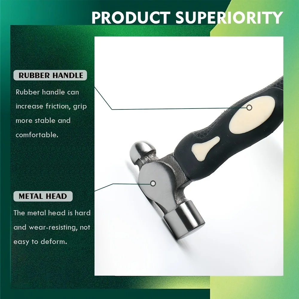 Black Steel Metal Stamping Ham - Leatherwork Hammer review and price