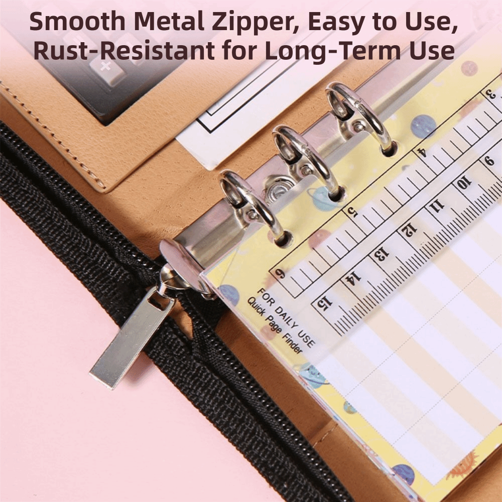 6-Ring File Folder A6 PU Leath - Leatherwork Books review and price