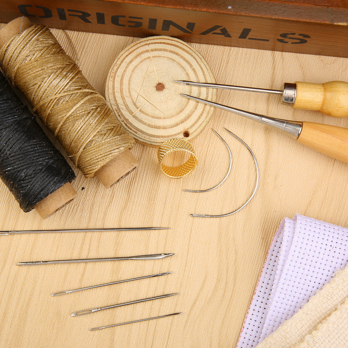 13pcs Waxed Thread Leatherwork - Leatherwork Beginner Tools review and price