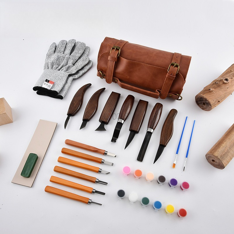 Wood Carving Kit Deluxe Handma - Leatherwork Beginner Tools review and price