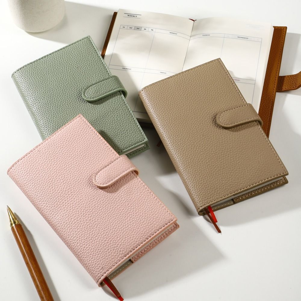 Diary Litchi Leather Portable  - Leatherwork Books review and price