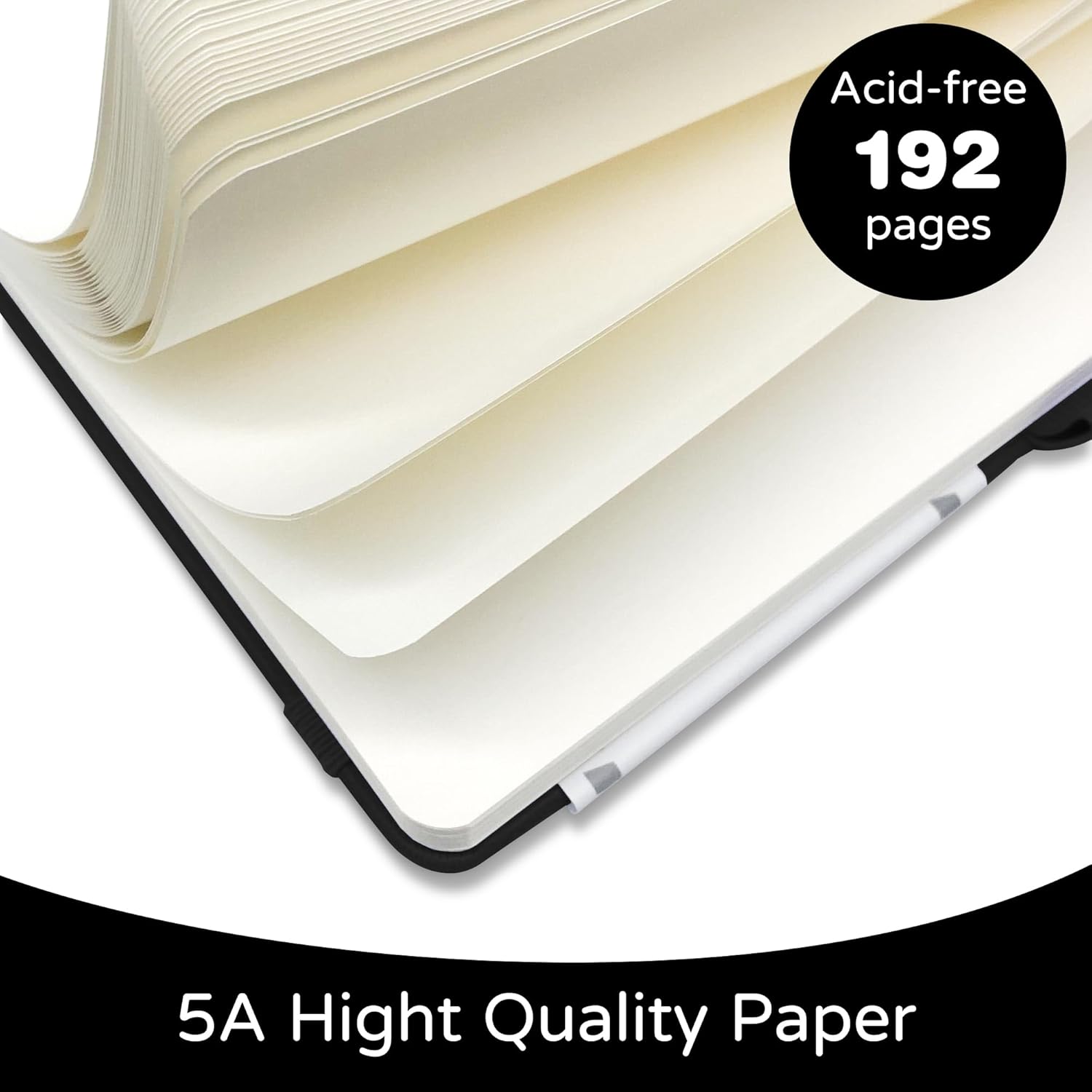 Blank Journal Notebook A5 192  - Leatherwork Books review and price