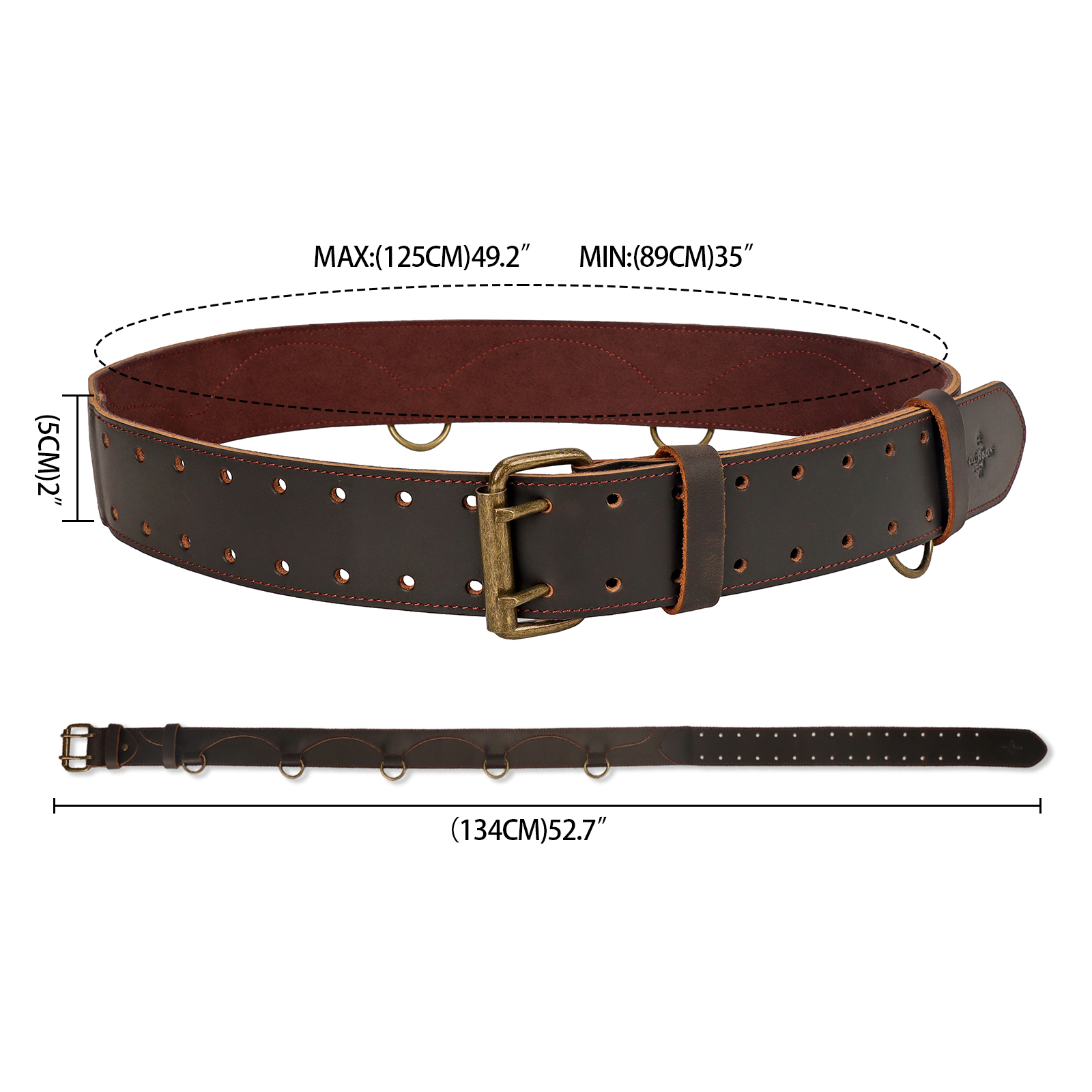 Tourbon Leather Tool Belt with - Leatherwork Hammer review and price
