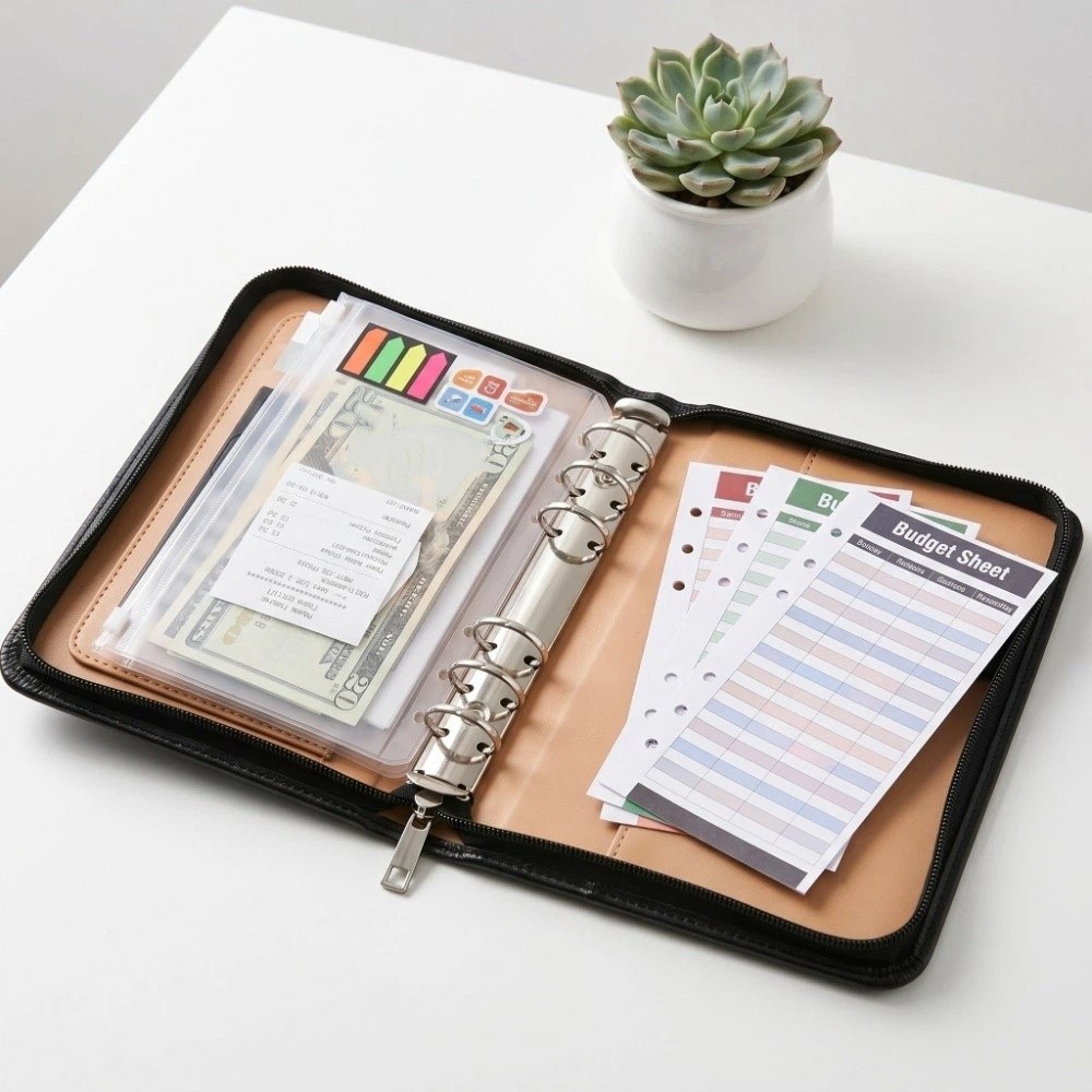 Memo Book 6-Ring File Folder A - Leatherwork Books review and price