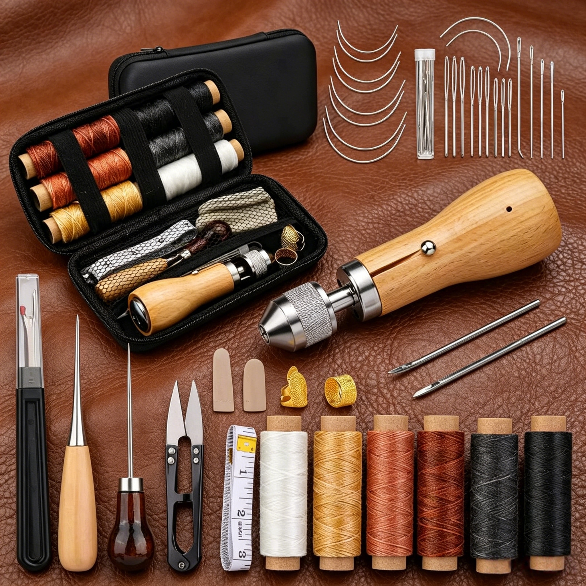 Portable leather tool set, lea - Leatherwork Hammer review and price