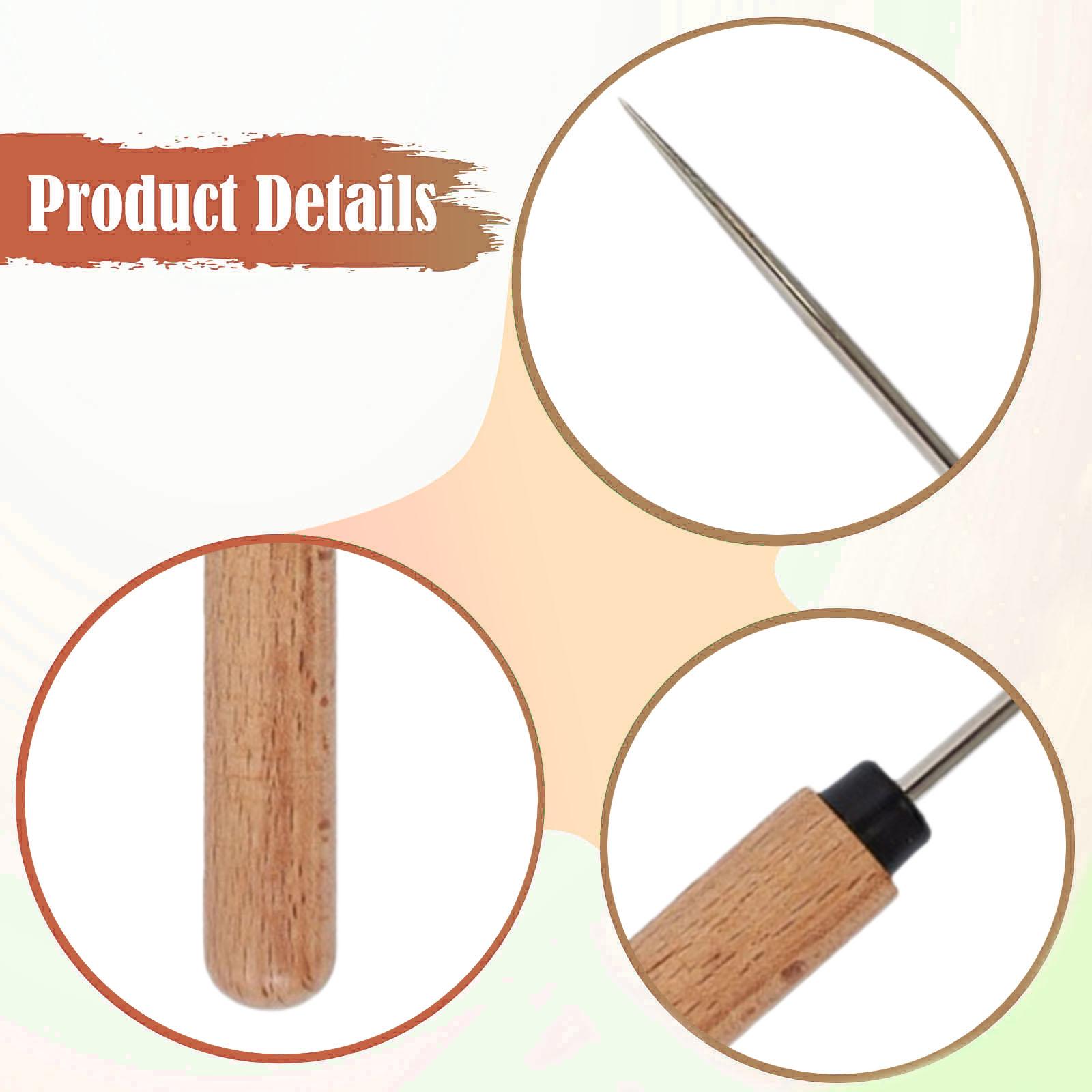 Hand Sewing Awl Tool Leatherwo - Leatherwork Beginner Tools review and price