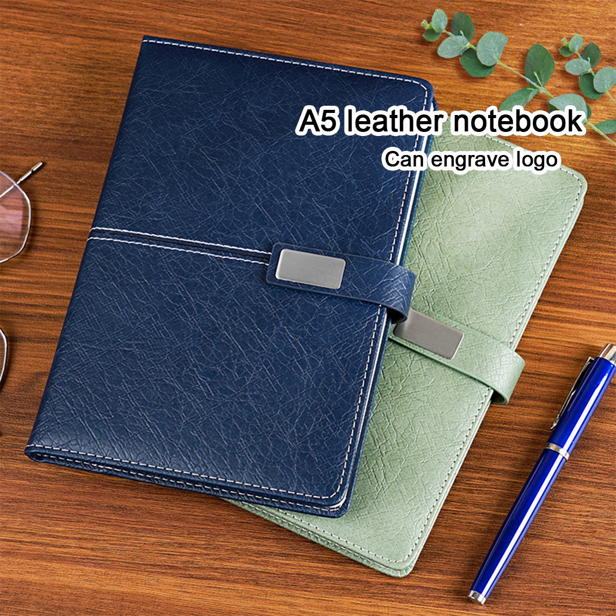 (Can Engrave Logo) A5 Thick Le - Leatherwork Books review and price