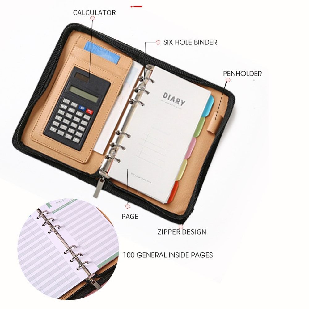 Memo Book 6-Ring File Folder P - Leatherwork Books review and price