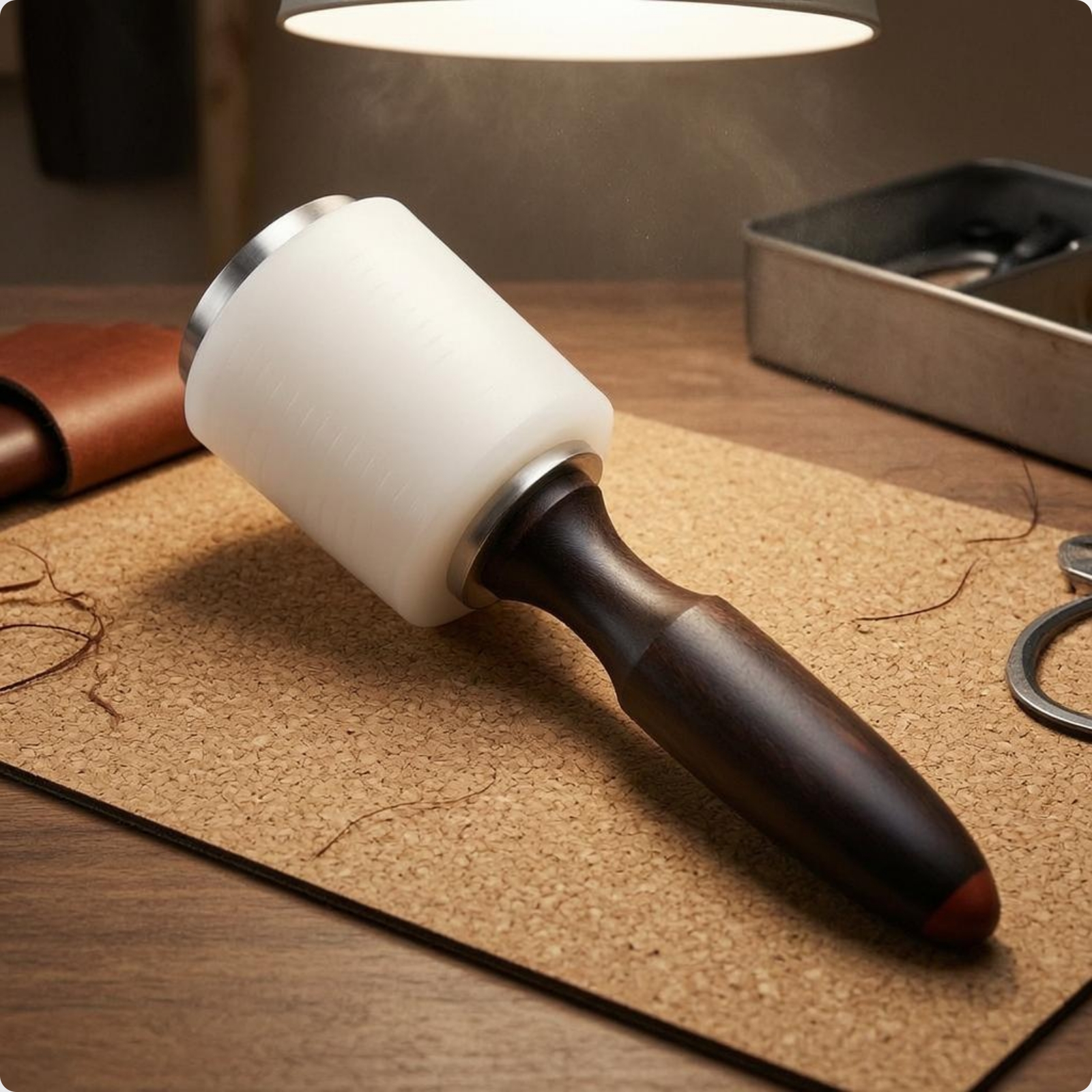 Wood Handle Mallet Tapered Han - Leatherwork Hammer review and price
