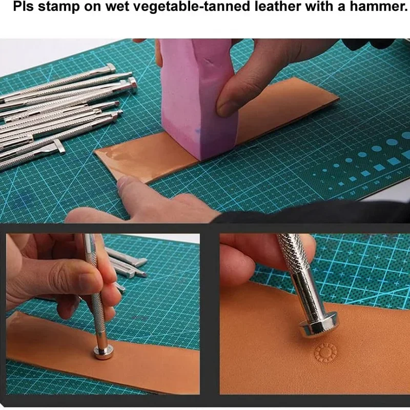 Leather Stamping Tools Leather - Leatherwork Beginner Tools review and price
