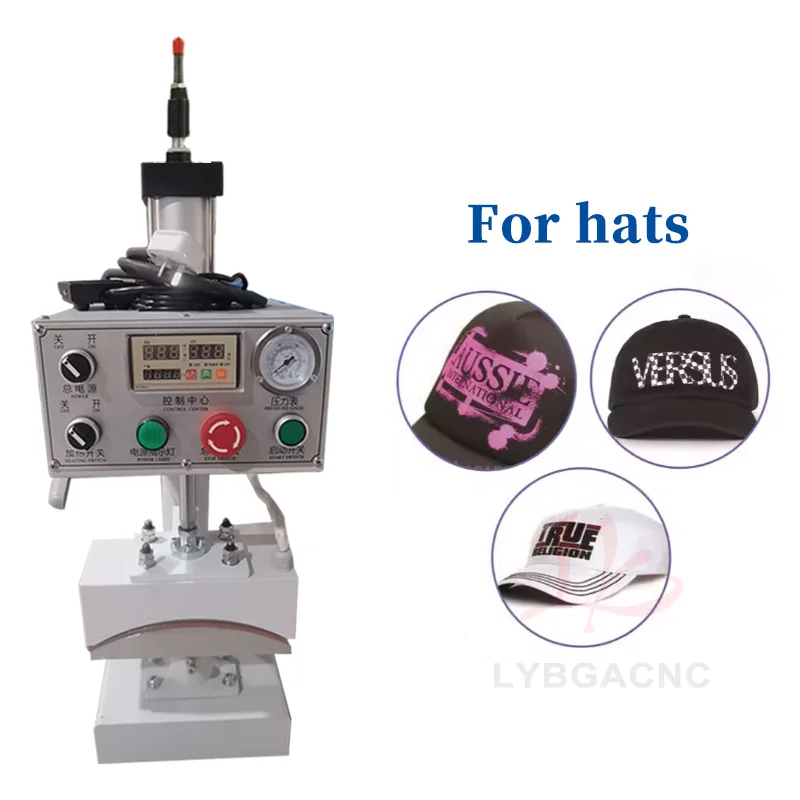 Pneumatic Automatic Heat Press - Leather Work Hat review and price