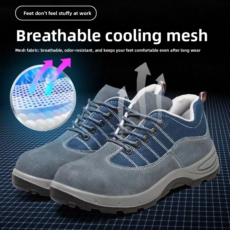 Mesh Breathable Work Safety Sh - Leatherwork Flowers review and price