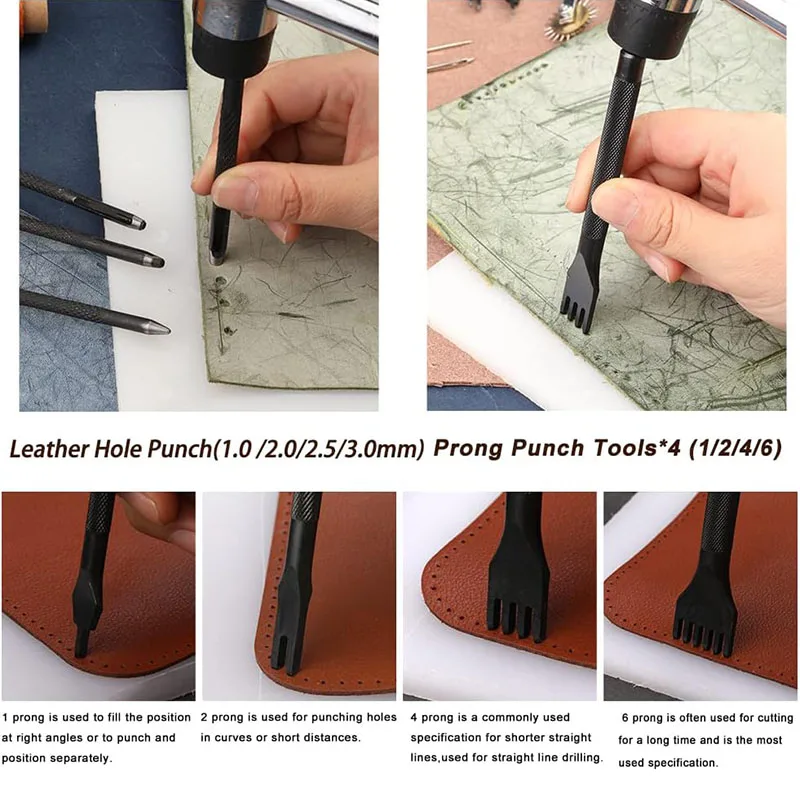 Leather Working Tools Practica - Leatherwork Beginner Tools review and price