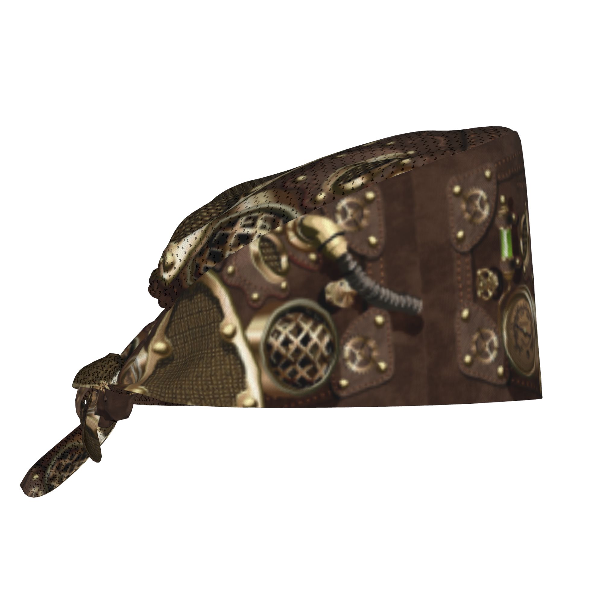 Custom Steampunk Leather Scrub - Leather Work Hat review and price