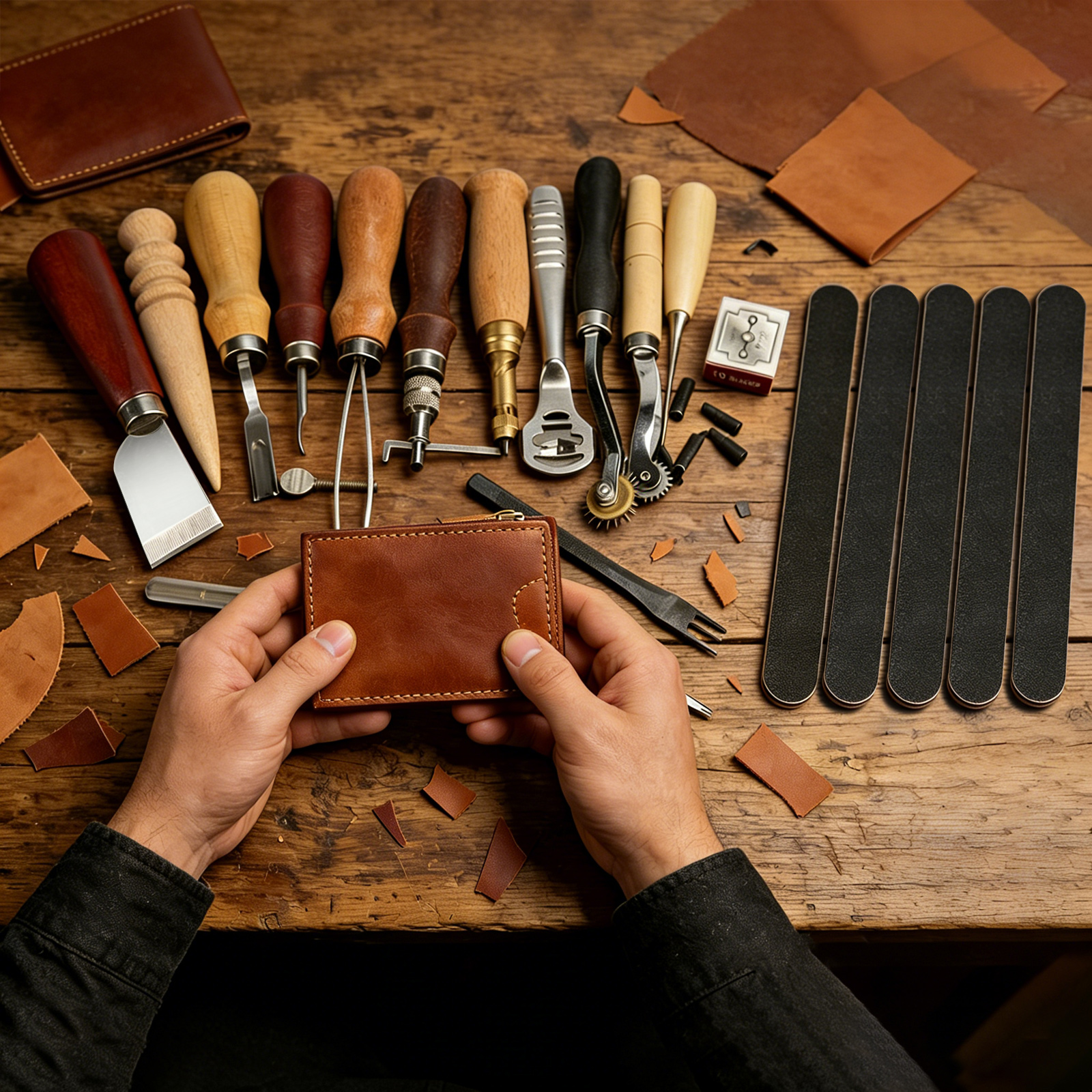 Leather Tools, 19 Pcs Leather  - Leatherwork Beginner Tools review and price