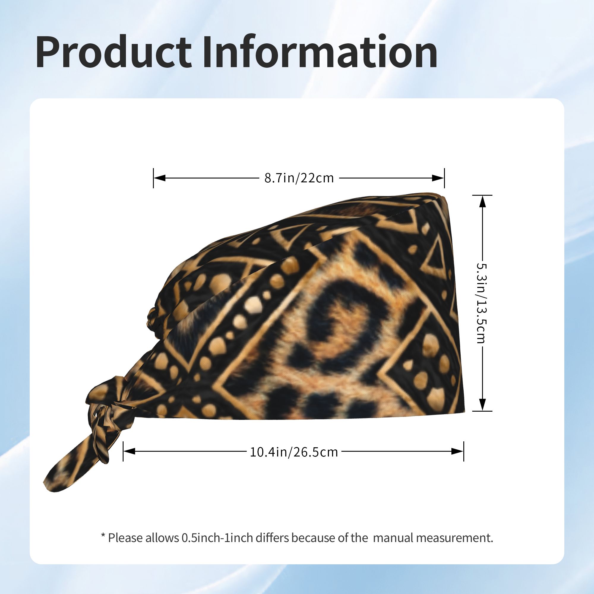 Leopard Fur  Ethnic Tribal Geo - Leather Work Hat review and price