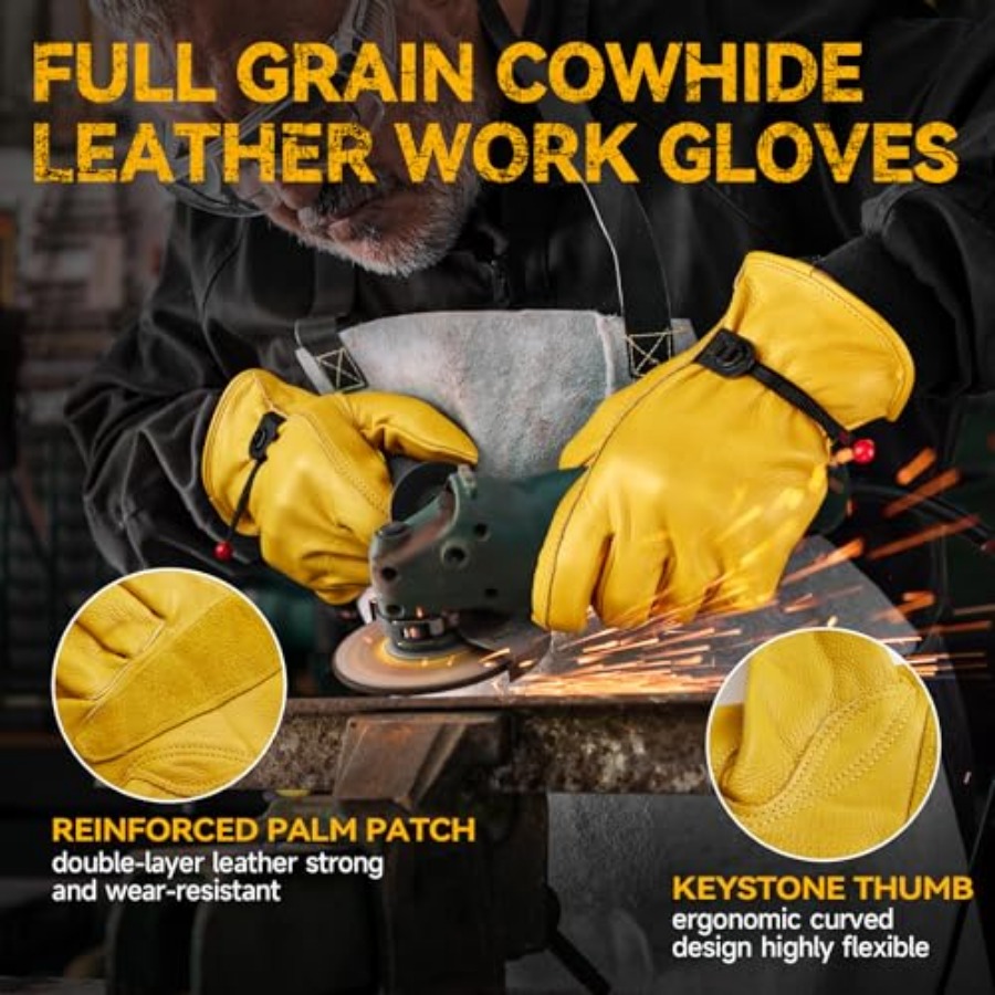 Leather Work Gloves for Men, 3 - Leveling Leatherworking review and price