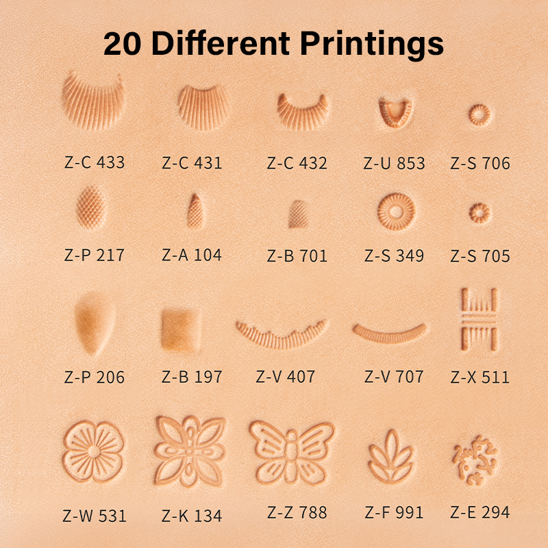WUTA Leather Stamping Tools Sk - Leatherwork Patterns Free review and price